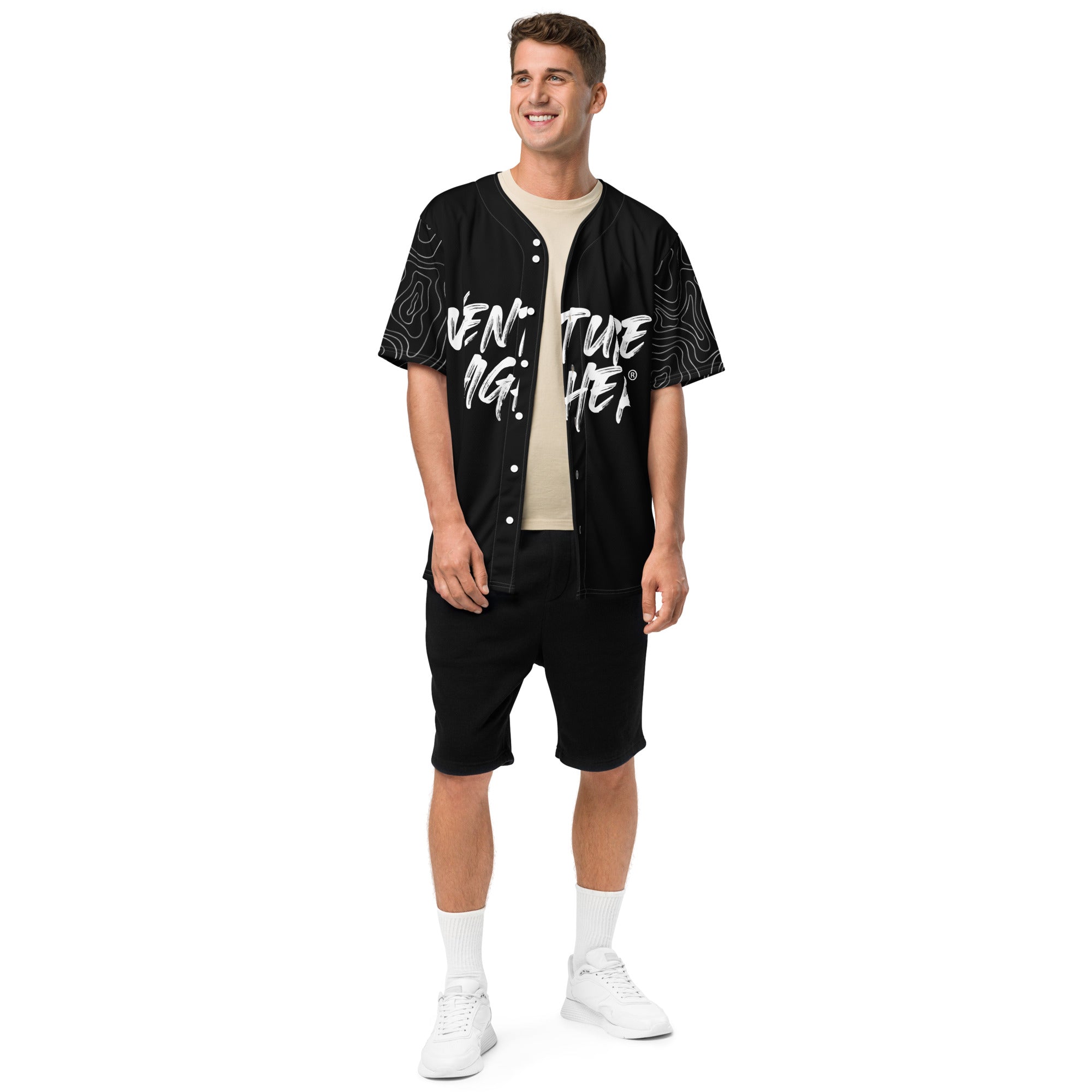 Eco-Friendly 100% Recycled Venture Higher Baseball Jersey - Venture Higher