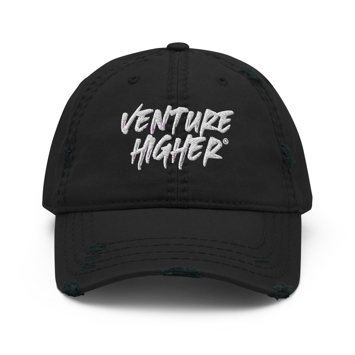 Venture Higher Distressed Dad Hat - Venture Higher