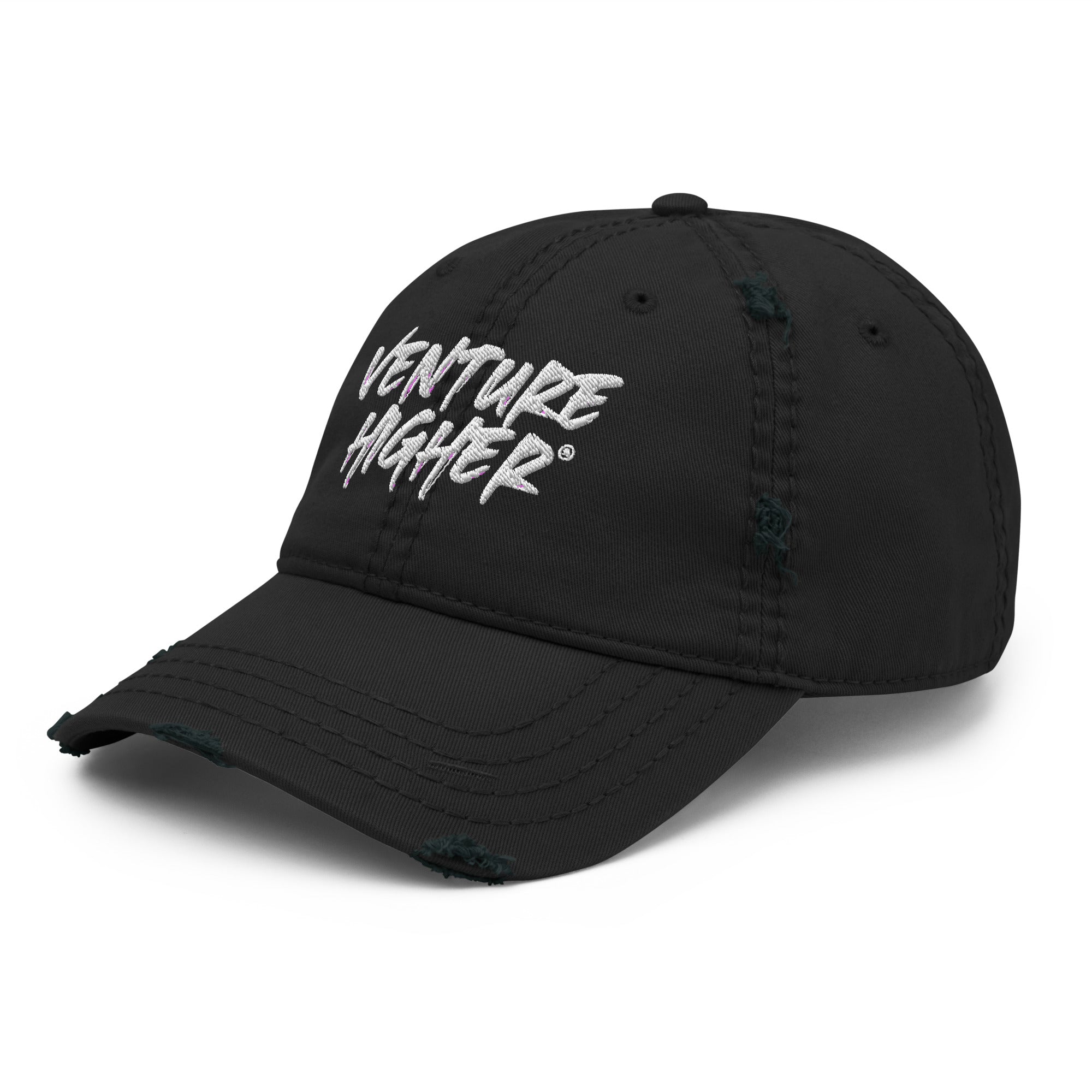 Venture Higher Distressed Dad Hat - Venture Higher