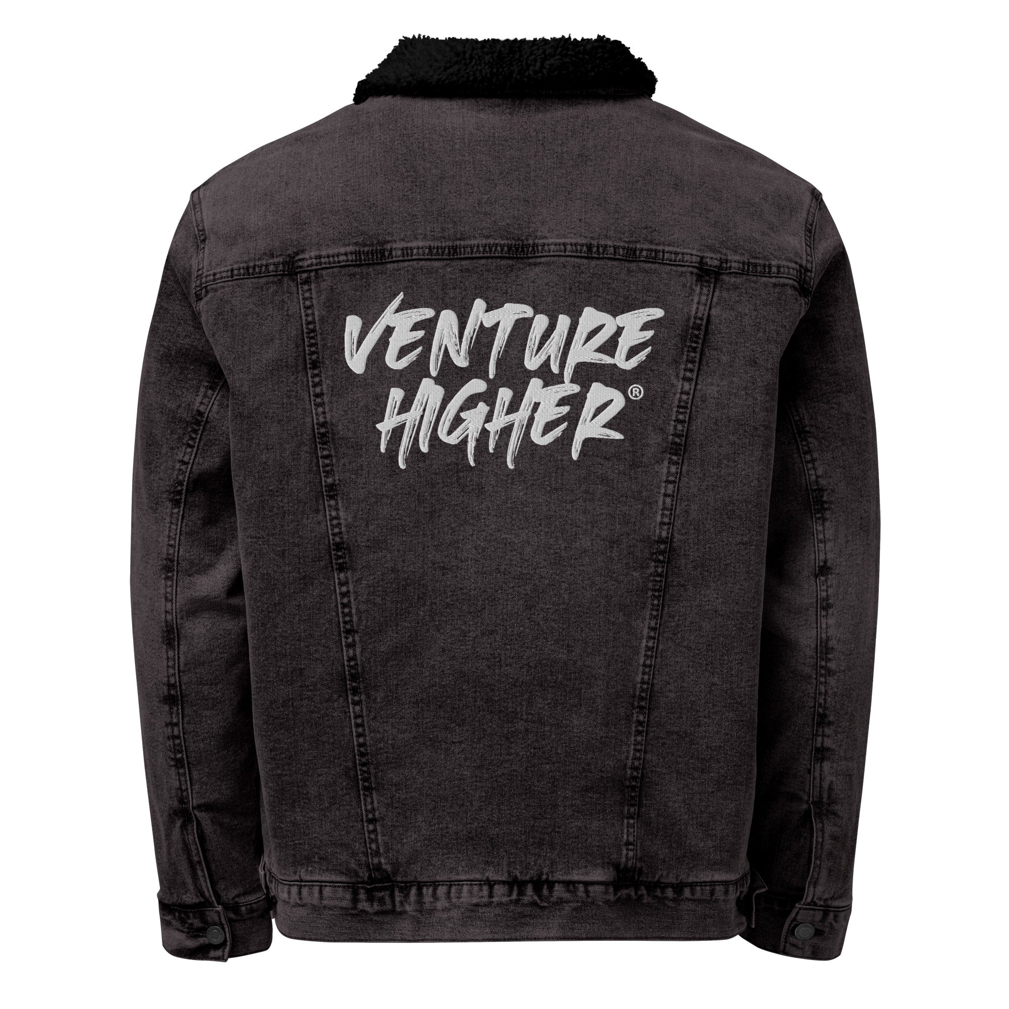 Venture Higher Sherpa-Lined Denim Jacket - Venture Higher