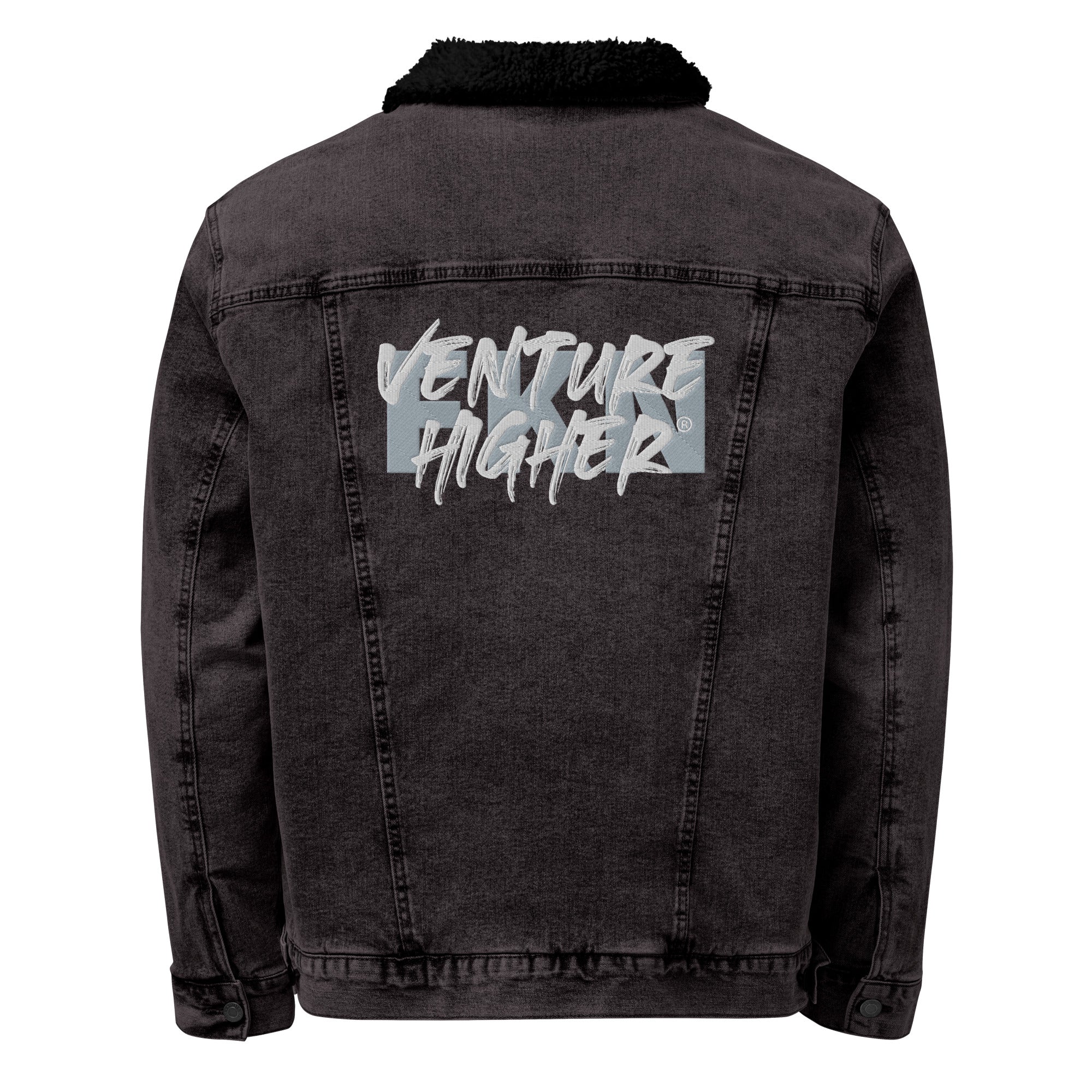 Venture FKN Higher Sherpa-Lined Denim Jacket - Venture Higher