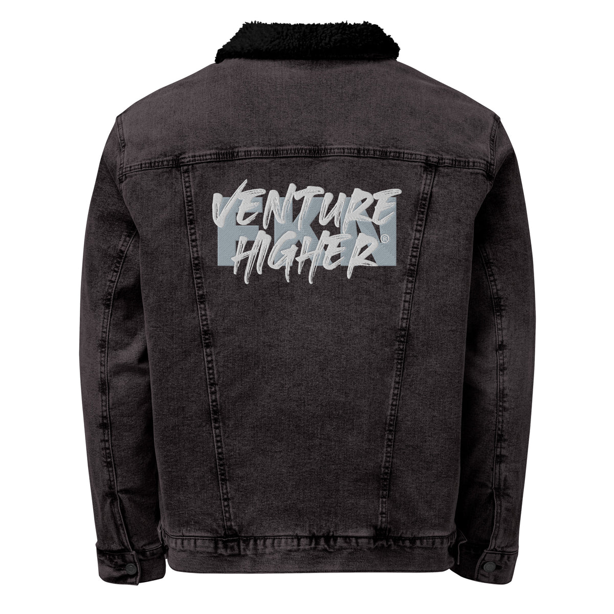 Venture FKN Higher Sherpa-Lined Denim Jacket - Venture Higher